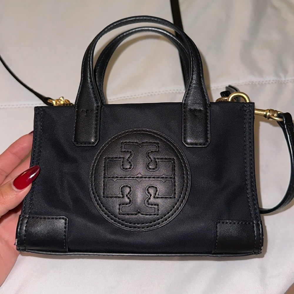 Tory Burch Mini Ella Tote with adjustable strap